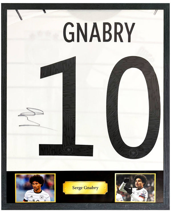 Serge Gnabry - Gesigneerd Duitsland thuisshirt 20/21