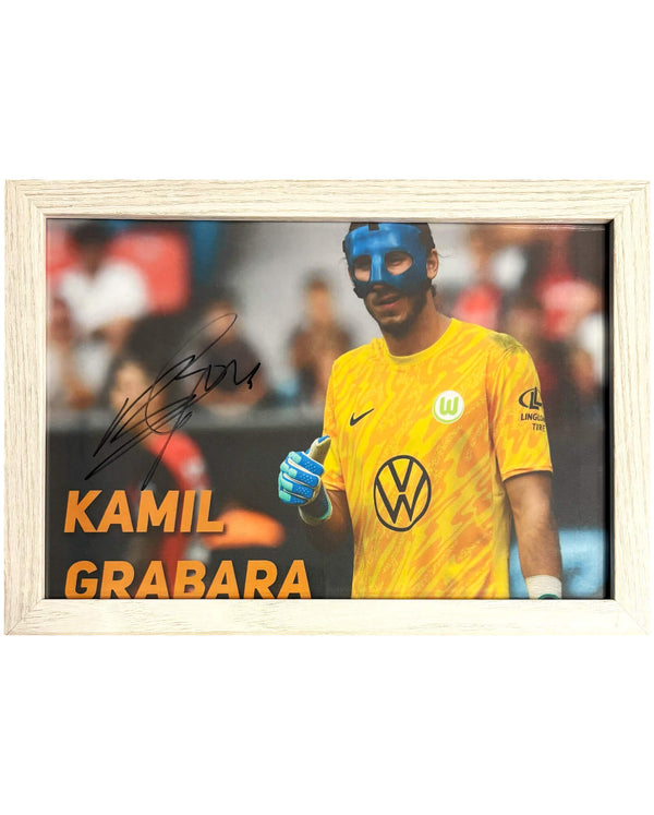 Kamil Grabara - Gesigneerde VfL Wolfsburg foto - 30x21