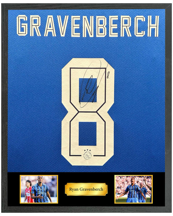 Ryan Gravenberch - Gesigneerd Ajax uitshirt 21/22