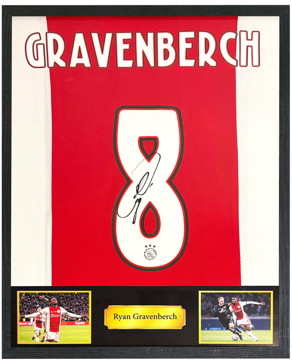 Ryan Gravenberch - Gesigneerd Ajax thuisshirt 19/20