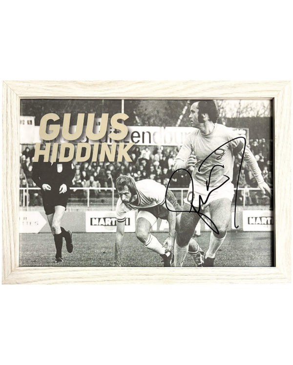 Guus Hiddink - Gesigneerde De Graafschap foto - 30x21