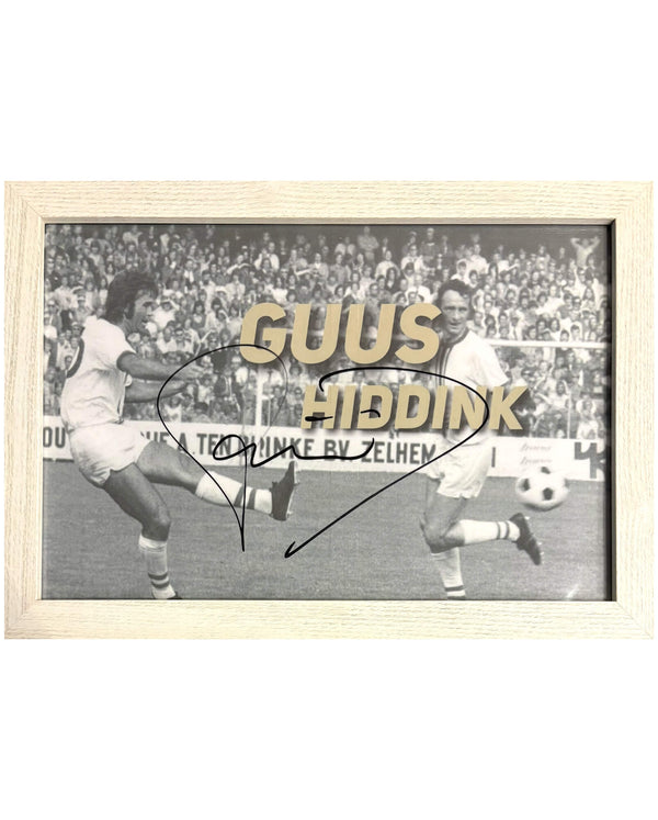 Guus Hiddink - Gesigneerde De Graafschap foto - 30x21