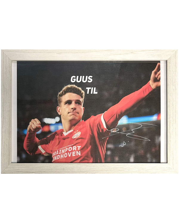 Guus Til - Gesigneerde PSV foto - 30x21