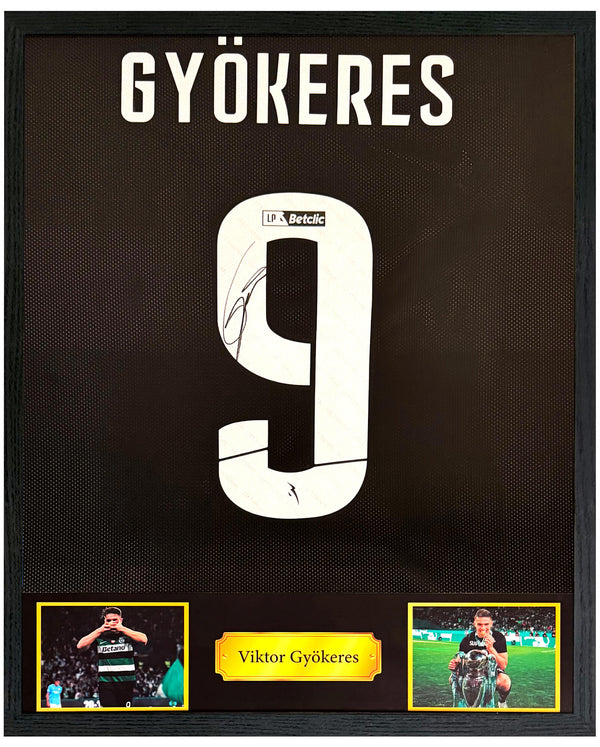 Viktor Gyökeres - Gesigneerd Sporting CP thuisshirt 24/25 (Topscorer & kampioensseizoen)