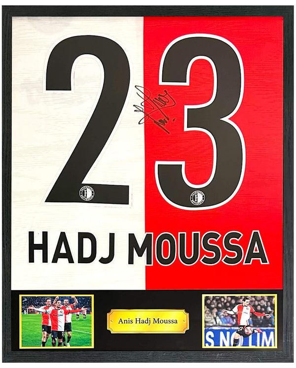 Anis Hadj Moussa - Gesigneerd Feyenoord thuisshirt 24/25