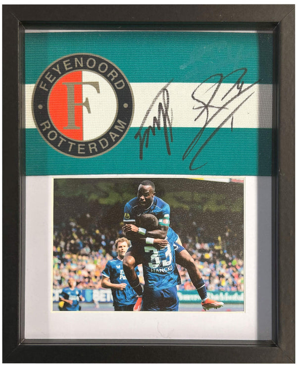 Lutsharel Geertruida & Dávid Hancko - Signed Feyenoord captain's armband