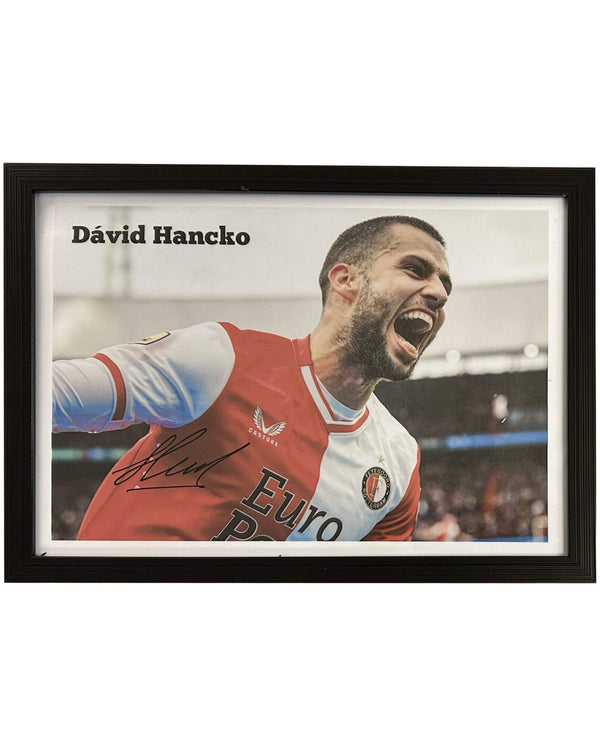 Dávid Hancko - Signed photo - 30x21