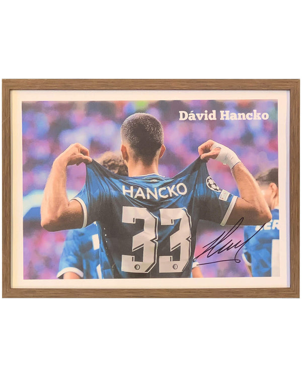 Dávid Hancko - Signed photo - 30x21