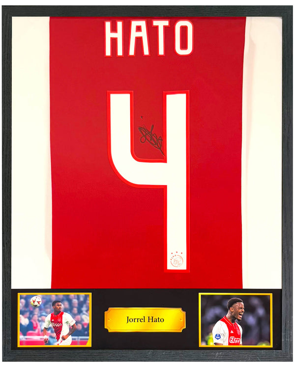 Jorrel Hato - Gesigneerd Ajax thuisshirt 24/25