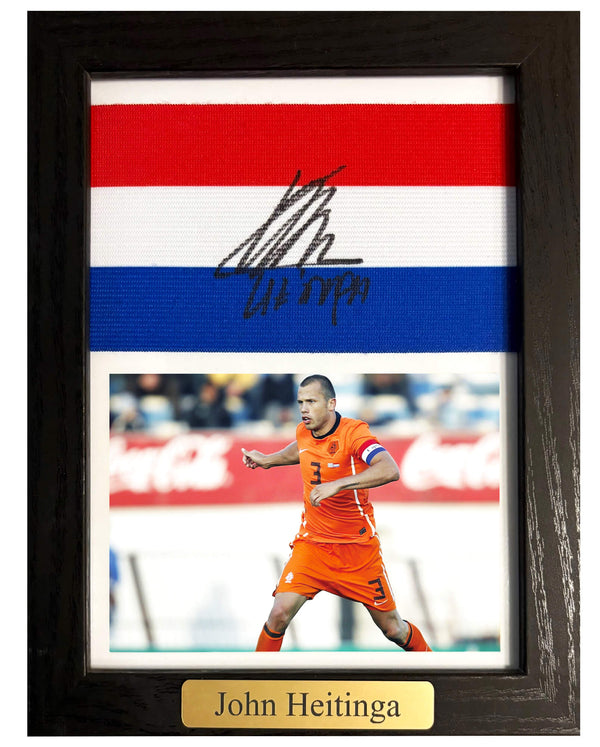 John Heitinga - Gesigneerde Nederland aanvoerdersband