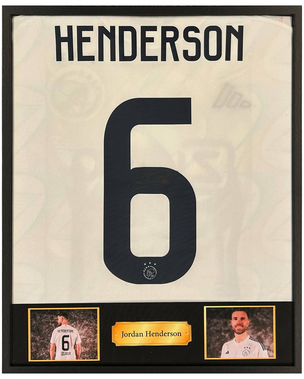 Jordan Henderson - Gesigneerd Ajax uitshirt