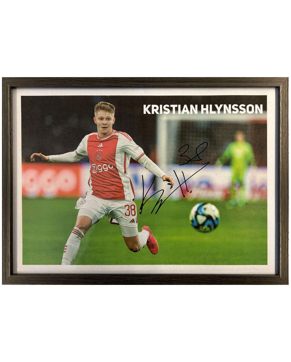 Kristian Hlynsson - Signed photo - 31x21