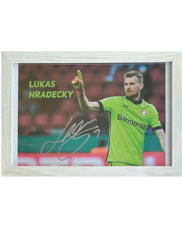 Lukáš Hrádecký - Gesigneerde foto - 30x21