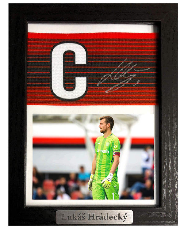 Lukáš Hrádecký - Gesigneerde Bayer 04 Leverkusen aanvoerdersband
