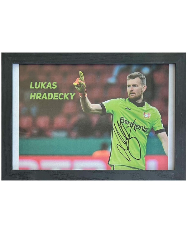 Lukáš Hrádecký - Gesigneerde foto - 30x21