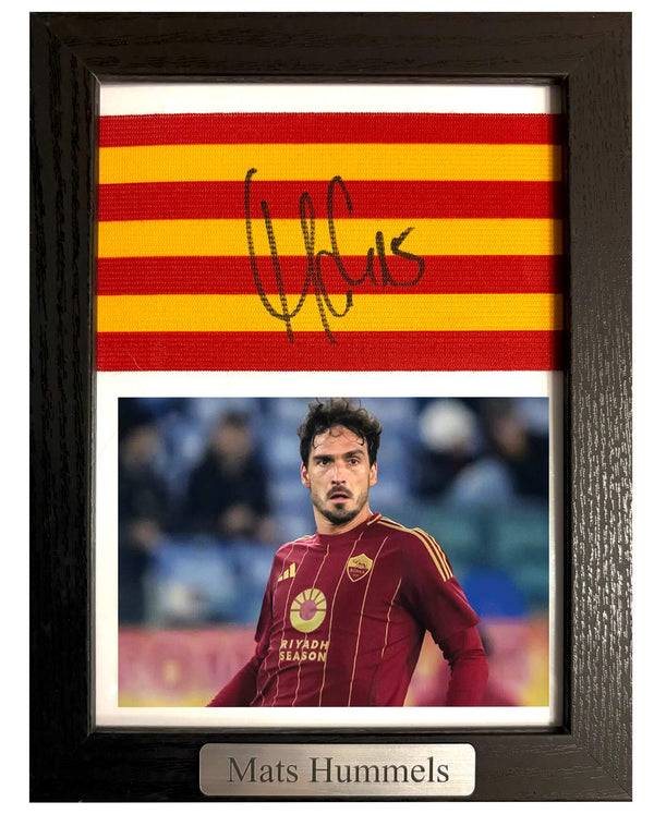 Mats Hummels - Gesigneerde AS Roma aanvoerdersband