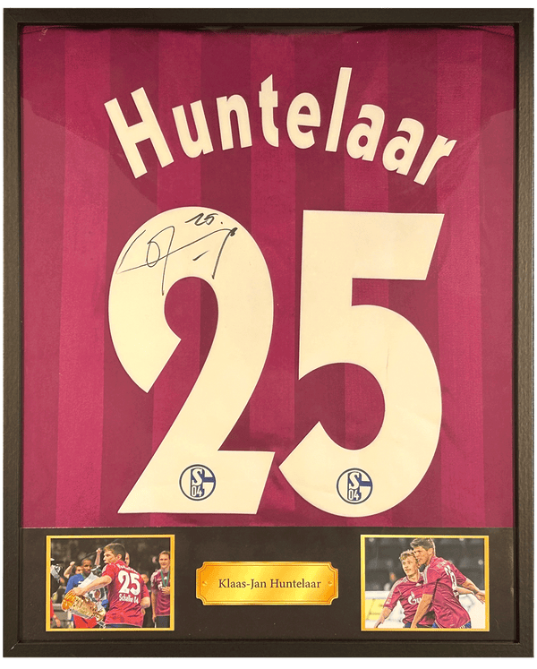 Huntelaar - Gesigneerd FC Schalke 04 derde shirt 11/12