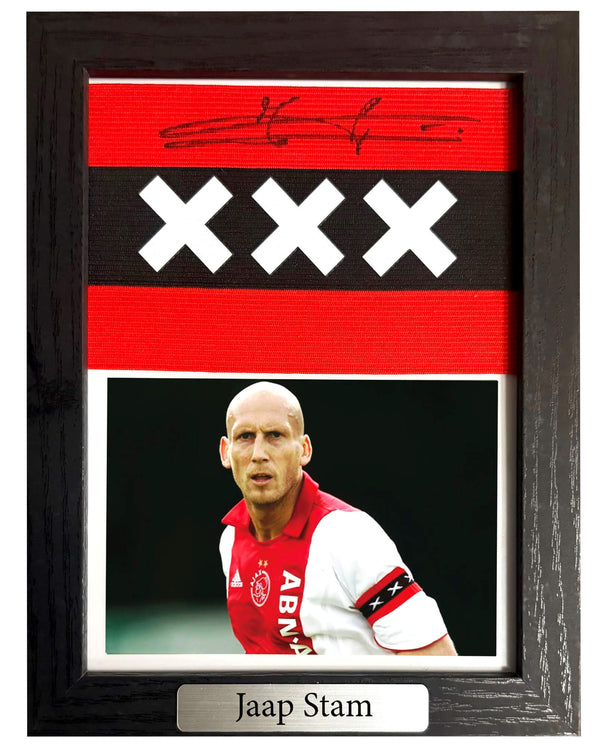 Jaap Stam - Gesigneerde Ajax aanvoerdersband