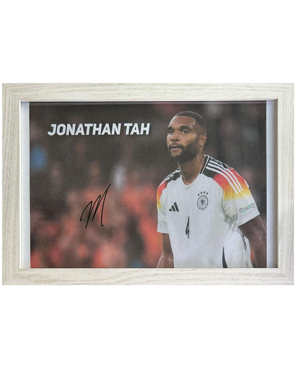 Jonathan Tah - Signed photo - 30x21