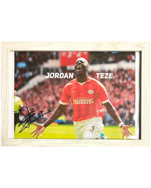 Jordan Teze - Gesigneerde PSV foto - 30x21