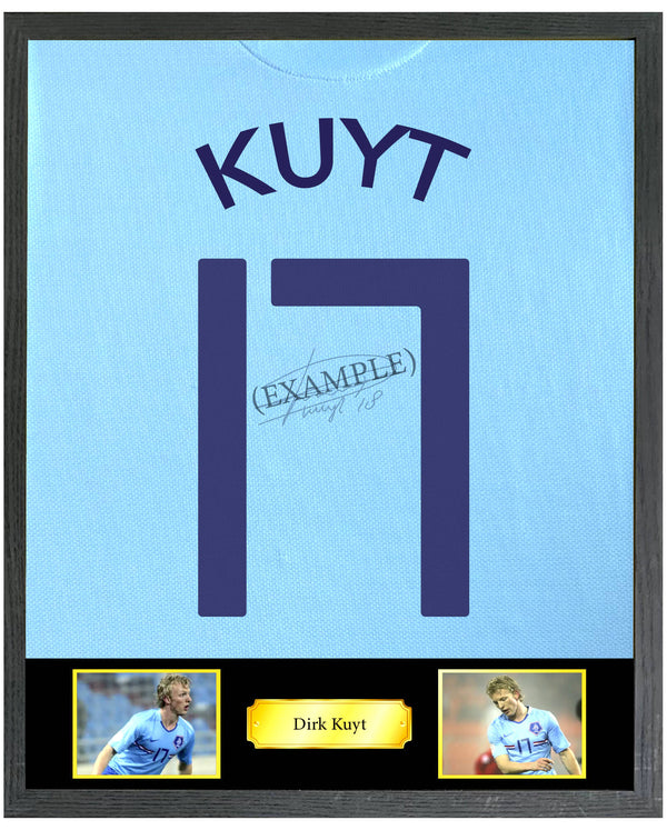 Dirk Kuyt - Gesigneerd Nederland uitshirt 08/09