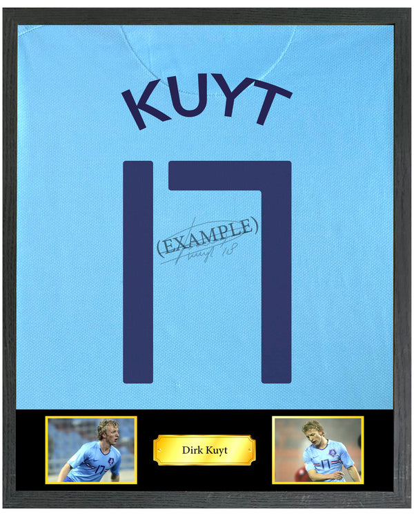 Dirk Kuyt - Gesigneerd Nederland uitshirt 08/09