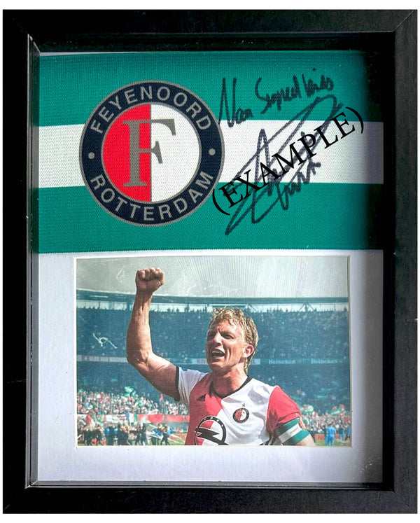 BESTSELLER: Dirk Kuyt - Gesigneerde Feyenoord aanvoerdersband