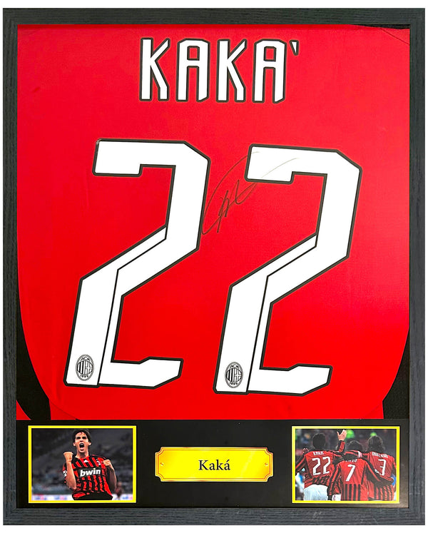 Kaká - Gesigneerd AC Milan thuisshirt 07/08