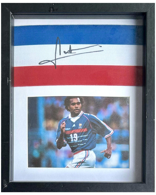 Christian Karembeu - Gesigneerde Frankrijk aanvoerdersband