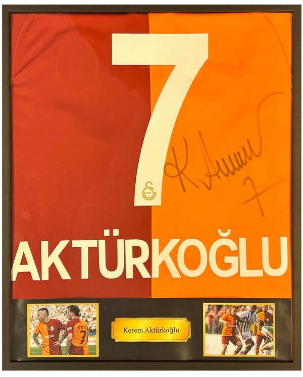 Kerem Aktürkoğlu - Gesigneerd Galatasaray thuisshirt