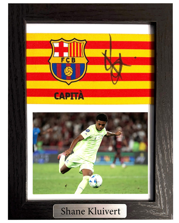 Shane Kluivert - Gesigneerde FC Barcelona aanvoerdersband