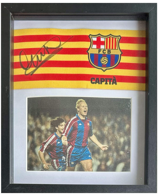 Ronald Koeman - Gesigneerde FC Barcelona aanvoerdersband