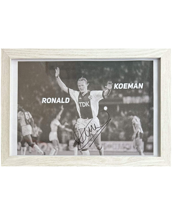 Ronald Koeman - Gesigneerde foto - 30x21