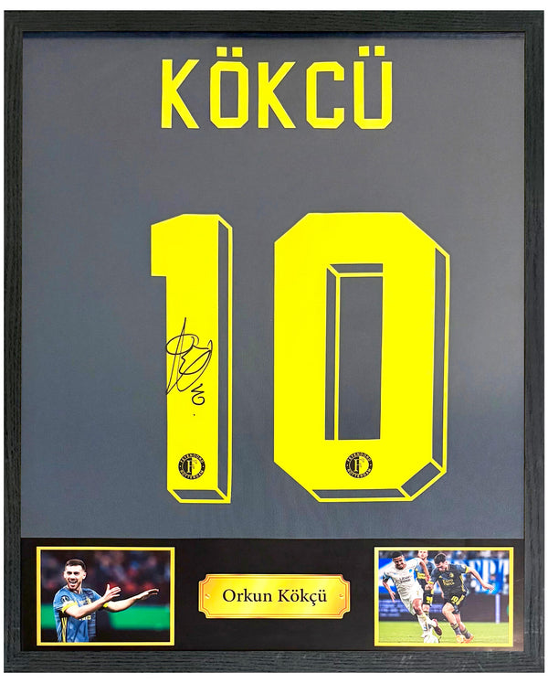 Orkun Kökçü - Gesigneerd Feyenoord uitshirt 21/22