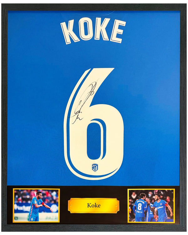 Koke - Gesigneerd Atlético Madrid derde shirt 21/22