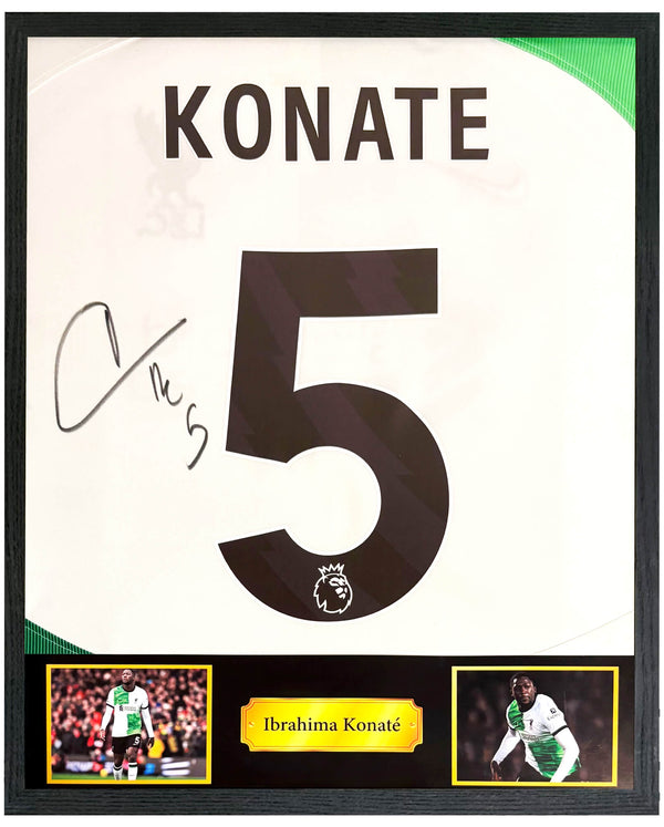 Ibrahima Konaté - Gesigneerd Liverpool uitshirt 23/24