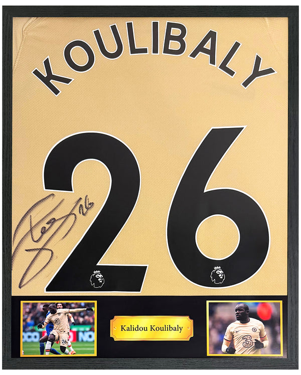 Kalidou Koulibaly - Gesigneerd Chelsea derde shirt 22/23
