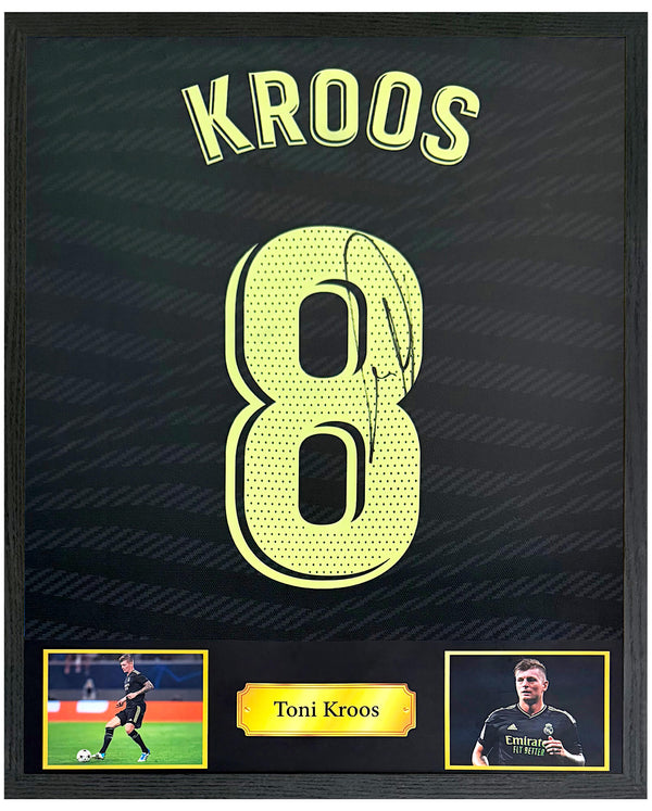 Toni Kroos - Gesigneerd Real Madrid derde shirt 22/23