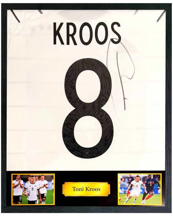 Toni Kroos - Gesigneerd Duitsland thuisshirt 20/21