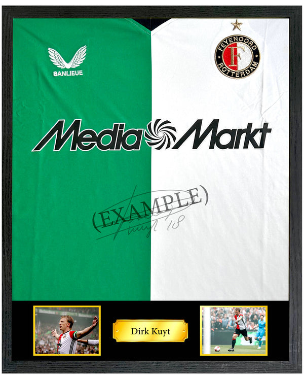 Dirk Kuyt - Gesigneerd Feyenoord derde shirt 24/25 (voorkant)