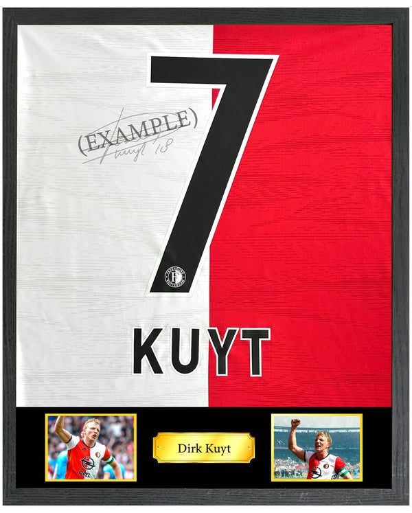 Dirk Kuyt - Gesigneerd Feyenoord thuisshirt 24/25