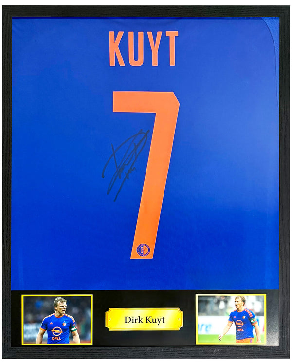 Dirk Kuyt - Gesigneerd Feyenoord uitshirt 15/16