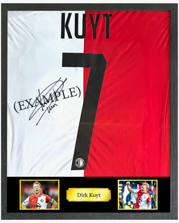 Dirk Kuyt - Gesigneerd Feyenoord thuisshirt 16/17