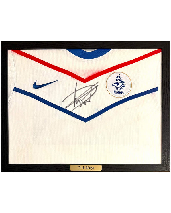 Dirk Kuyt - Gesigneerd Nederland uitshirt 10/11
