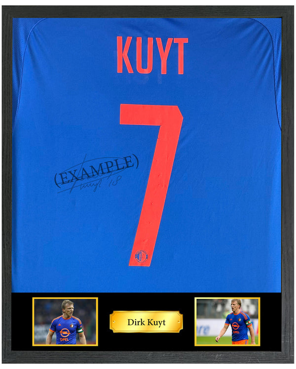 Dirk Kuyt - Gesigneerd Feyenoord uitshirt 15/16