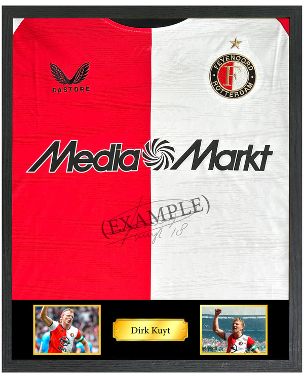 Dirk Kuyt - Gesigneerd Feyenoord thuisshirt 24/25 (voorkant)