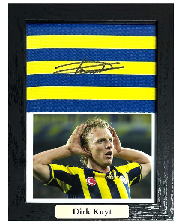 Dirk Kuyt - Gesigneerde Fenerbahçe aanvoerdersband