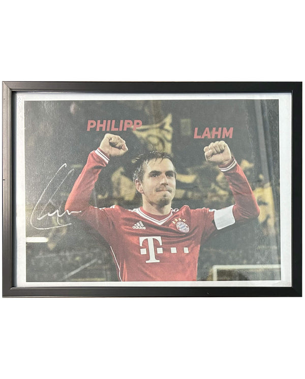 Philipp Lahm - Signed photo - 30x21