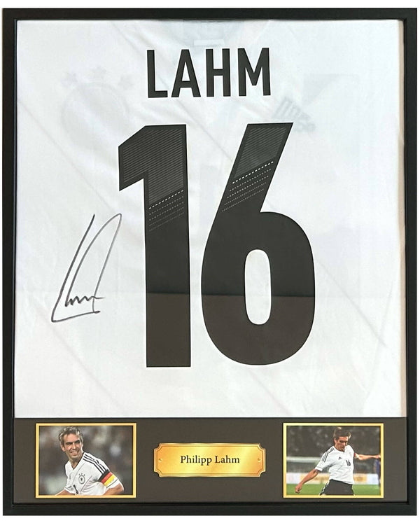 Philipp Lahm - Gesigneerd Duitsland thuisshirt 2012/2013