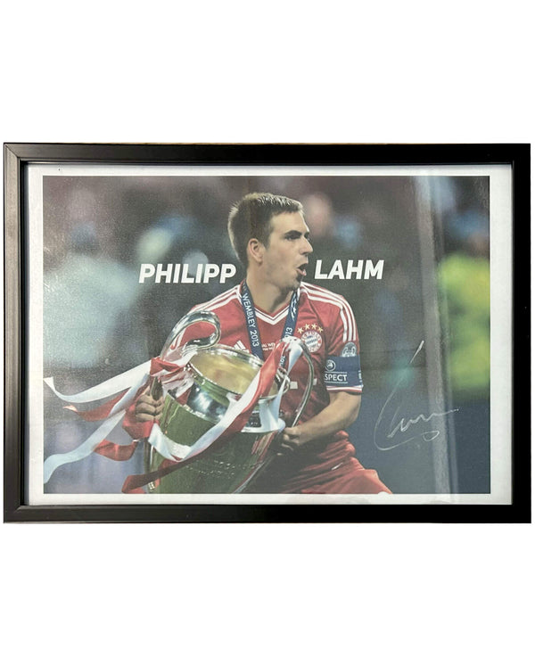 Philipp Lahm - Gesigneerde foto - 30x21